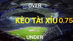 Kèo tài xỉu 0.75 là gì? Những điều mà người chơi cần phải biết để giành chiến thắng